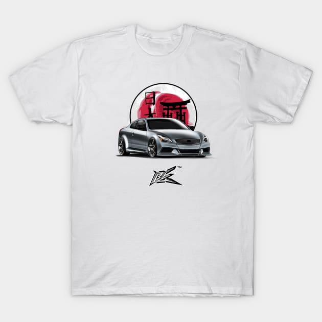 infiniti g35 silver T-Shirt by naquash